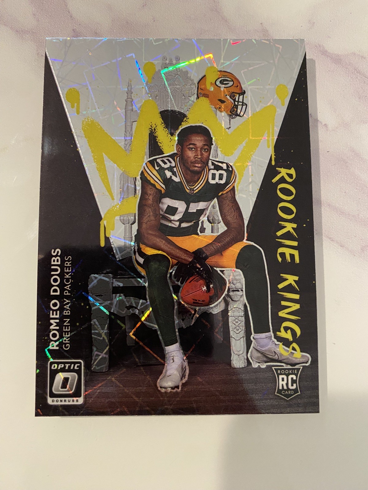 2022 Donruss OPTIC Romeo Doubs Rookie Kings CASE HIT RC mint sick 👀🔥