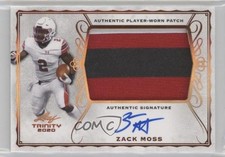 2020 Leaf Trinity Patch Auto Bronze Foil Zack Moss #PA-ZM1 Patch Auto n3g