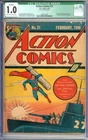 Action Comics #21 Complete Early Golden Age Superman Vintage DC 1940 CGC 1.0 Q