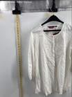 Rangavali Women's White Embroidered Tunic Shirt Kurta Long Sleeve Size 36 NWT — photo 1