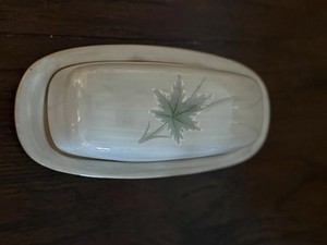 Vintage Noritake "Wild Ivy" Porcelain Covered Butter Dish
