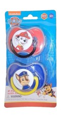 Nickelodeon Paw Patrol Pacifiers With Covers Chase Marshall Binky Baby Pacifier
