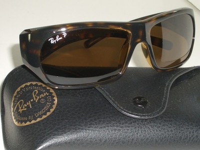 Ray-Ban Black Frame Brown Lens Sunglasses with Brown Case and Booklets RB4473D Sunglasses in Dark Brown and Dark Brown Polarized  main image 3