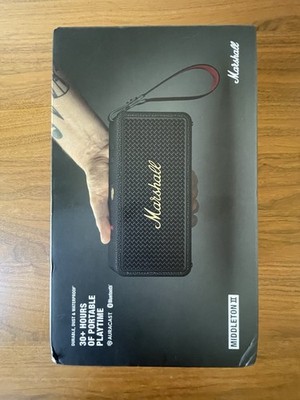 Marshall Middleton II Tragbarer Bluetooth Lautsprecher - 30 Stunden Spielzeit - Neu