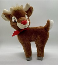 Vintage Christmas Rudolph The Red Nosed Reindeer Robert L May Plush Applause