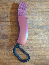 Tele-master 1980s VTG F-4000 Wave Phone Corded Home Landline Telephone Burgundy
