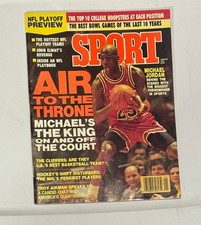 SPORT Magazine Jan 1991 Michael Jordan Air to the Throne