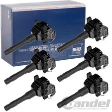 6x BERU ZS014 Z�NDSPULE passend f�r BMW 3er E36 320i 325i 5er E34 520i 525i 530i