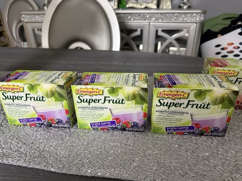 180 Packet Emergen-C Super Fruit Berry Pomegranate 6 Box Lot BEST BY: 1-4, 2018 - Picture 5 of 14