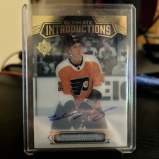 2022-23 Upper Deck Ultimate #UI-26 Hayden Hodgson Ultimate Introductions Auto