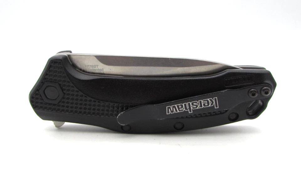 Kershaw Link 1776ST USA Assisted Drop Point Half Serrated Knife – No Box - Image 4 of 4