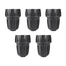 5 Pack 1/2 Inch Drip Irrigation Hose Adapter 3/4" GHT Garden Hose Adapter