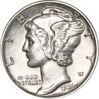 1931-P Mercury Dime