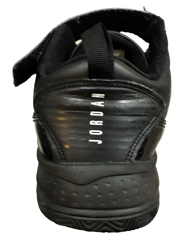 Nike Jordan Max Aura 2 Niños Pequeños Talla 2Y Negro Cuero Brillante Niñas Baloncesto Foto 4 de 4