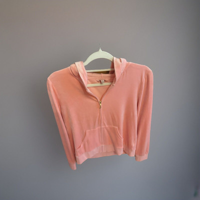 JUICY COUTURE Velour OG Bling Tracksuit Strawberry Ice; READ DESCRIPTION!!!
