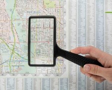 Handheld Rectangular 3X Magnifier Magnifying Glass Loupe For Reading Jewelry