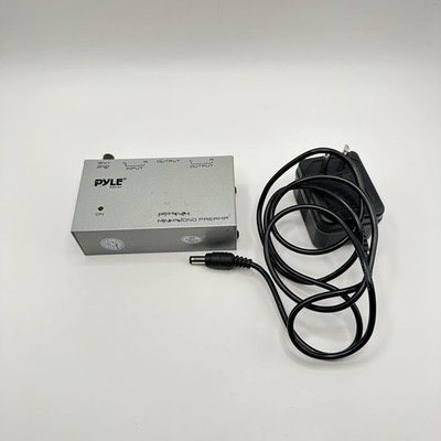 Pyle PP444 Mini Phono Preamp w/ Power Supply FREE S/H