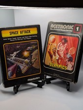 Space Attack & Olympics - Acetronic / Radofin - Bundle x2 - PAL UK - Vintage 70s