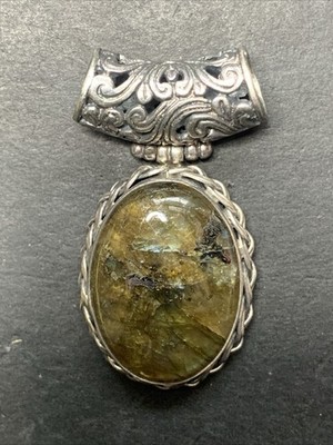 STERLING SILBER 925 Konvolut Halskette Anhänger J90 Super Flash Laborit Vintage Dia