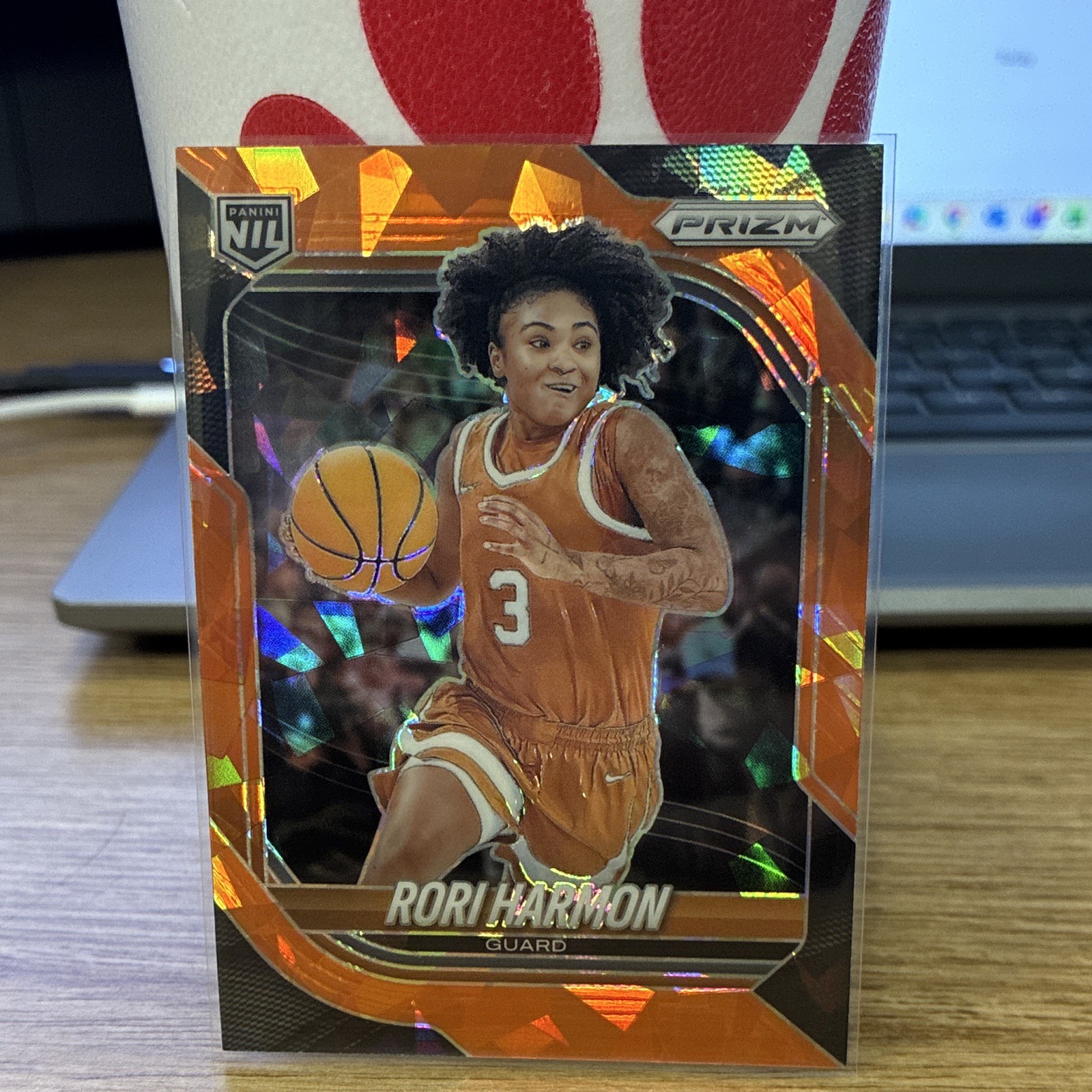 Panini 2025-26 Prizm Basketball Rori Harmon Texas Longhorns #185 Red Wave