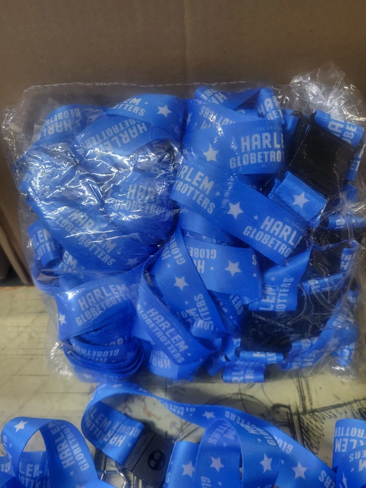 Harlem Globetrotters Pack Of Keychain Lanyard Neck Straps Lot Of 36pcs!! Rare!! - Image 3 of 4