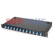 Fiber Optic Terminal Box 24 core LC with adapter pigtail 12 ports patch panel w