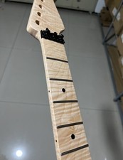 AAAA Floyd Lock nut Stainless steel 22fret Flame Maple Electric Guitar Neck