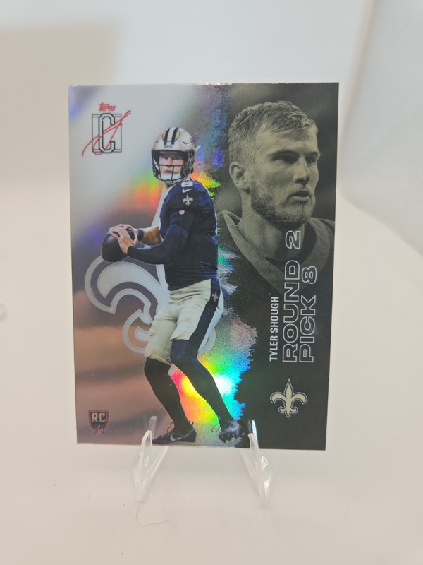 Topps 2025 Topps Signature Class Tyler Shough Saints #104 Rookie RC Refractor