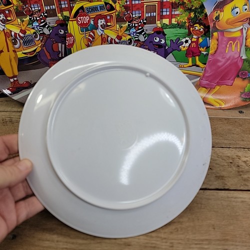 9 neun Vintage McDonalds bunte Melamin Teller Ronald McDonald - Bild 11 von 17