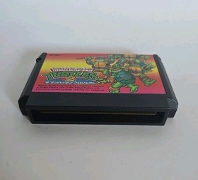 Teenage Mutant Ninja Turtles 2 TMNT For Nintendo Famicom FC NES Konami 