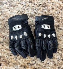 Dirtpaw Unisex Youth Full Finger Mountain Bike and Motocross Gloves