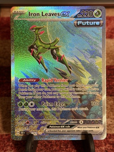 Pokemon Iron Leaves ex 203/162 Temporal Forces Special Illustration Rare Holo NM