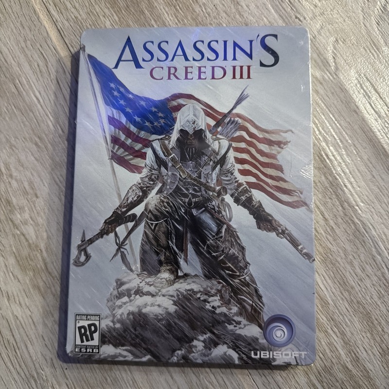 Assassin's Creed III 3 Steelbook Collector's Edition Case Tin NO GAME