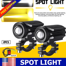 For Harley Davidson LED Auxiliary Spot Fog Li...