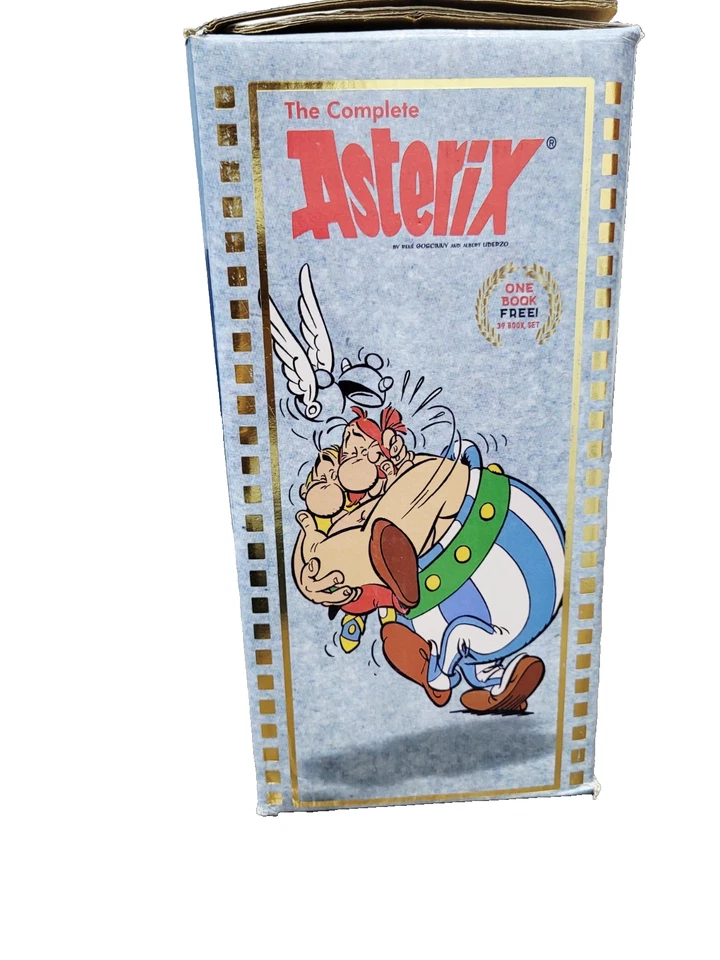 New The Complete Asterix 39 Book Box Set by Rene Goscinny & Albert Uderzo 2022 - image 3 of 4