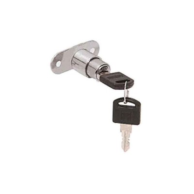 Sliding Glass Door Plunge Lock, Nickel Plated, Sell Local