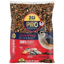 Spicy Squirrel Proof Wild Bird Food Hot Pepper Seed Blend 5 Lbs