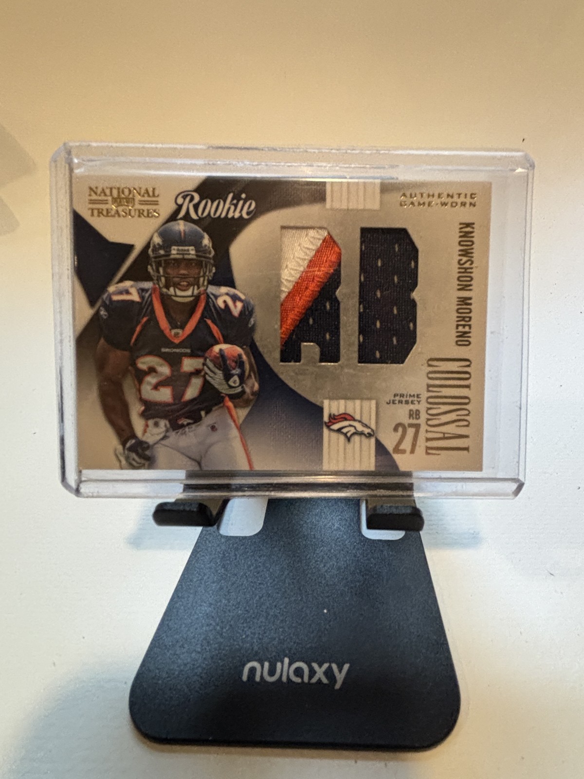 Knowshon Moreno Playoff National Treasures Rookie Colossal Materials #4 Base