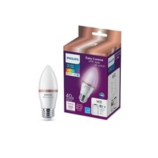 Philips 40-Watt Equivalent B12 Smart Wi-Fi LE...
