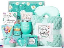 Birthday Gifts for Women Friendship, Unique Happy Birthday Gifts Basket for Mom