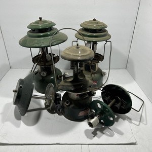 vintage coleman lantern parts lot