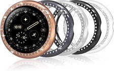 5-Pack Bling PC Case for Google Pixel Watch 4 41mm Slim Sparkly Hard PC