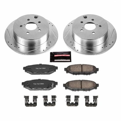 Power Stop Brake Kit For Subaru Impreza 2012-2020 Rear Z23 Evolution Sport