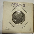 1930 S Buffalo Nickel US Coin -  1930S Full Date San Francisco Mint
