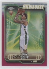 2024-25 Topps Chrome Magenta Refractor Tyler Smith #196 0y59