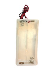 BH242WL, Four 4 C Cell UM-2 Plastic Battery Holder with Wire Leads