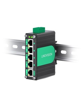 Solar POE Switch 5-Port Gigabit DC9V-54V 120W