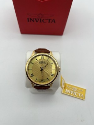 Invicta Celestial 43mm Model Number 50468 Gold Dial Stainless