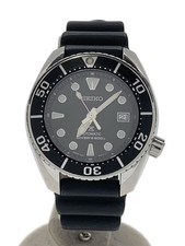SEIKO Automatic Wristwatch Analog Rubber BLK BLK 6R35 00A0