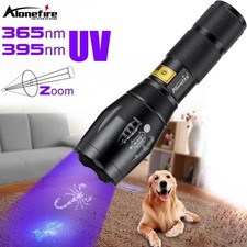 Super Bright 120000lm UV Torch Ultra Violet Flashlight Blacklight Light Lamp LED